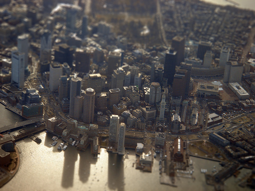 View from the plane - Tilt Shift
