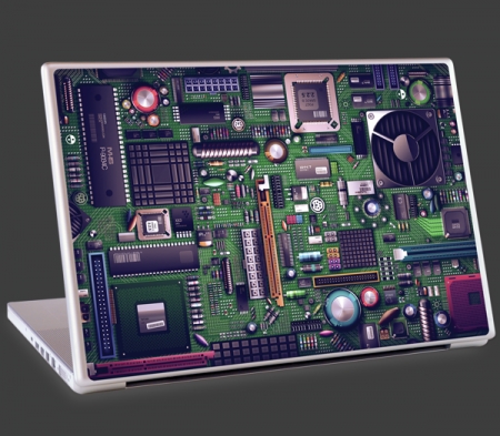 A Gela Laptop Skin : Motherboard