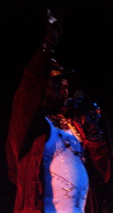 Lee Scratch Perry waving like he just don't care.